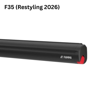 Fiamma F35 mit schwarzem Gehäuse